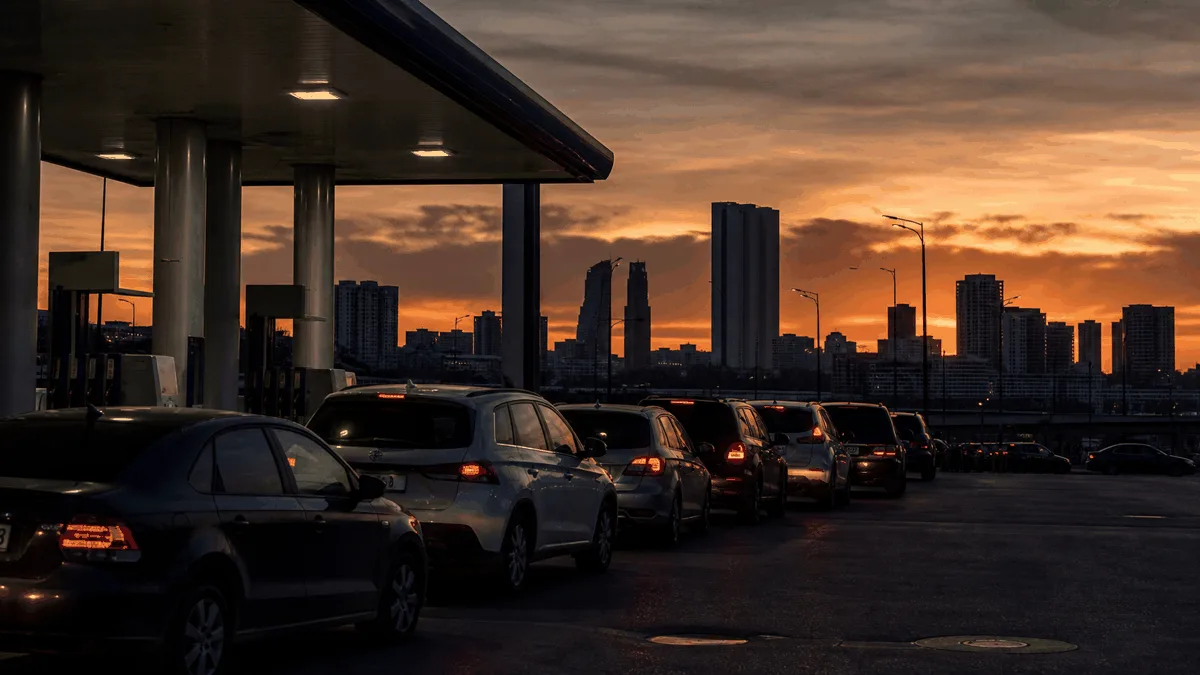 Дефицит бензина в Москве